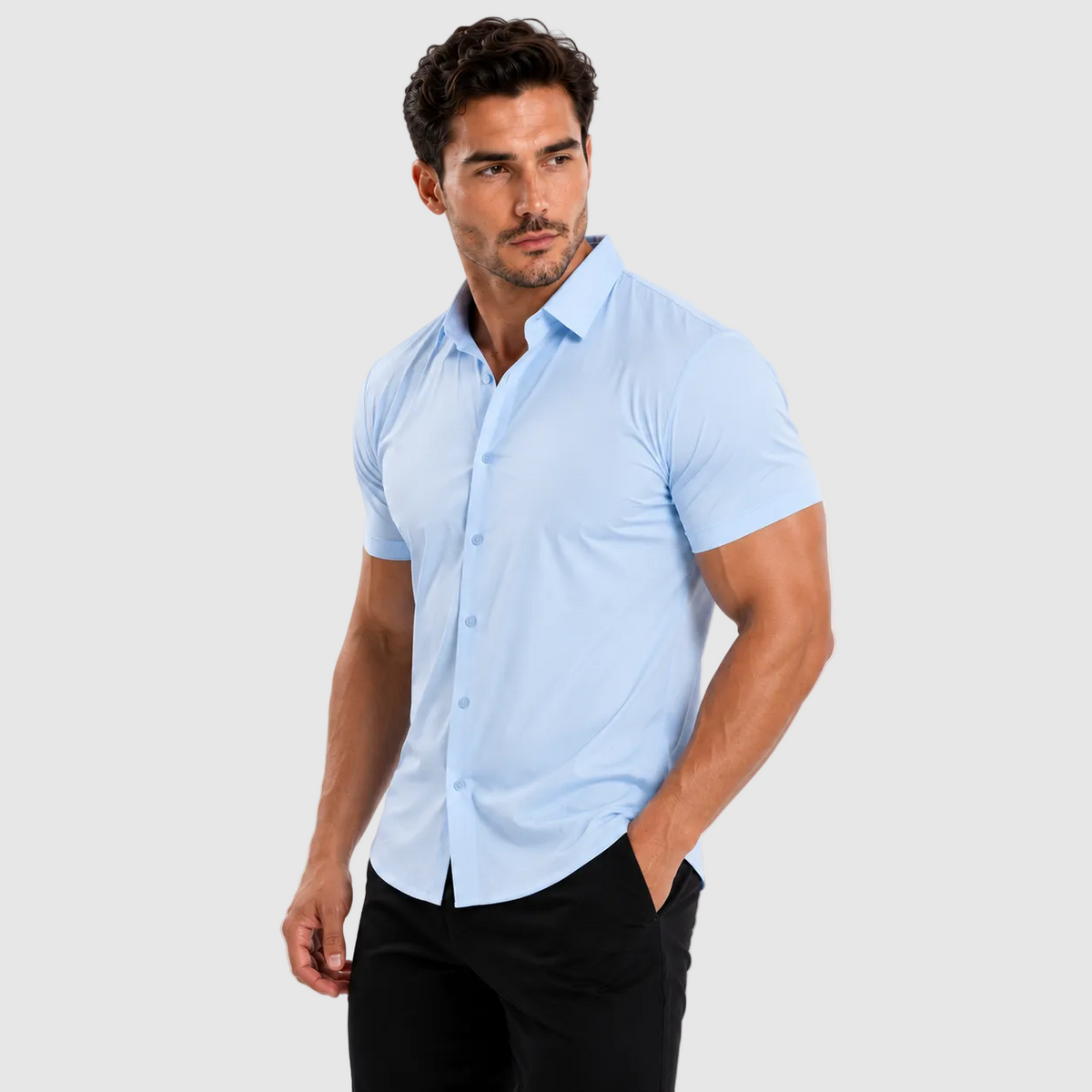 Oak & Weston Muscle Stretch Shirt
