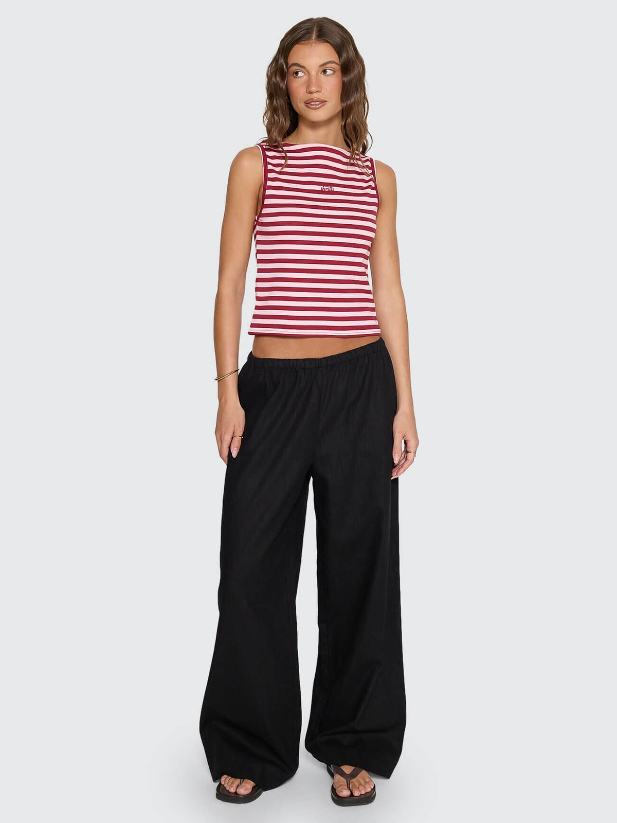 Lettie Elastic Pant - Black
