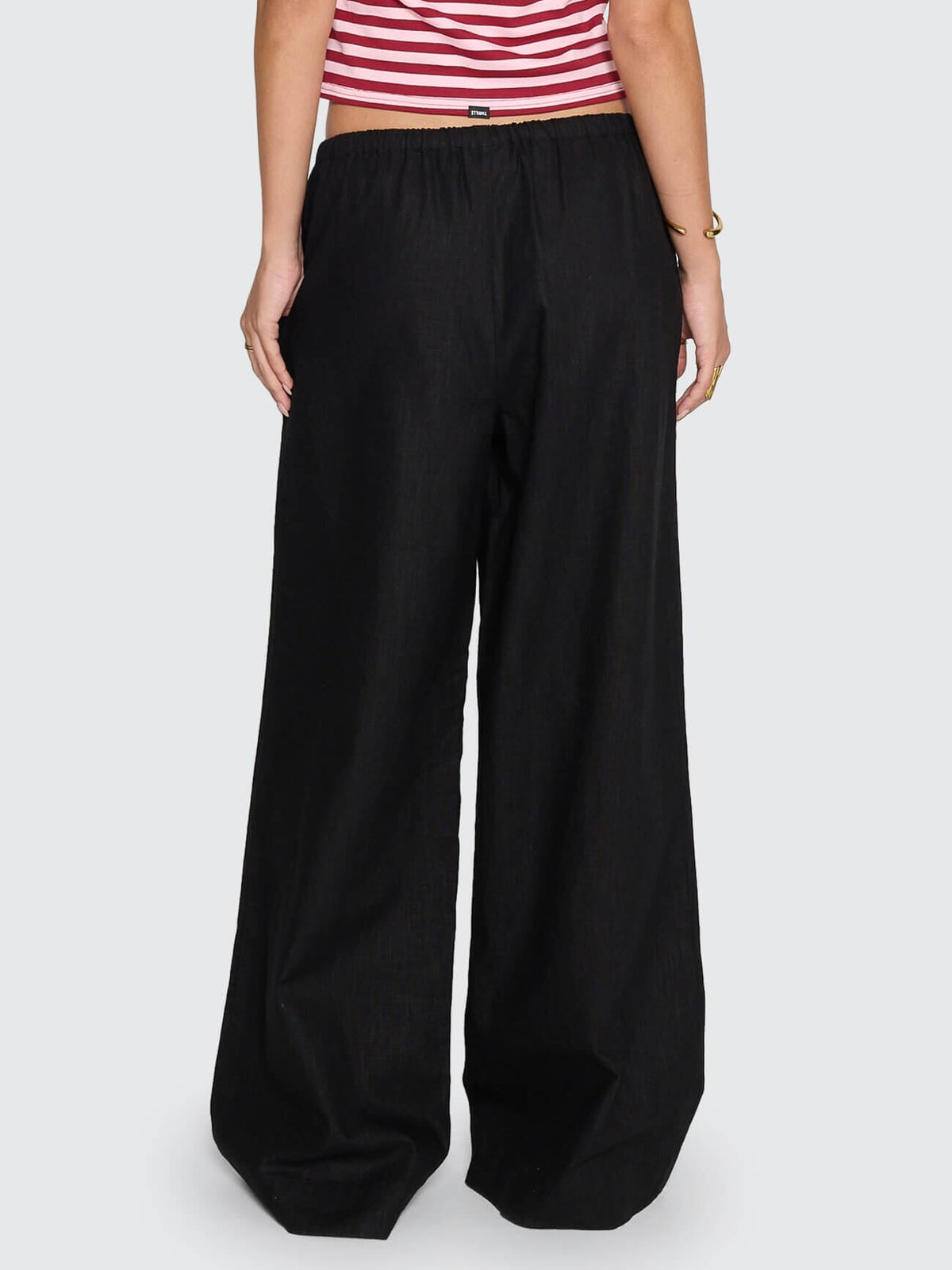 Lettie Elastic Pant - Black