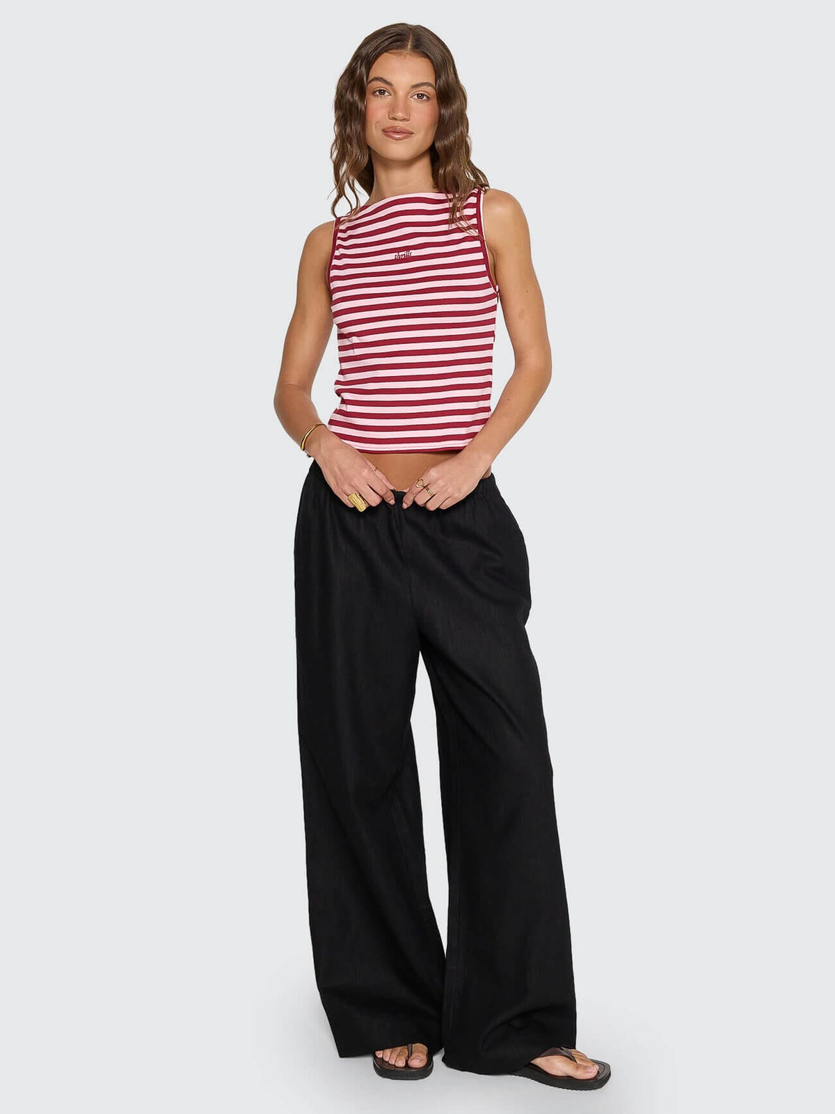 Lettie Elastic Pant - Black