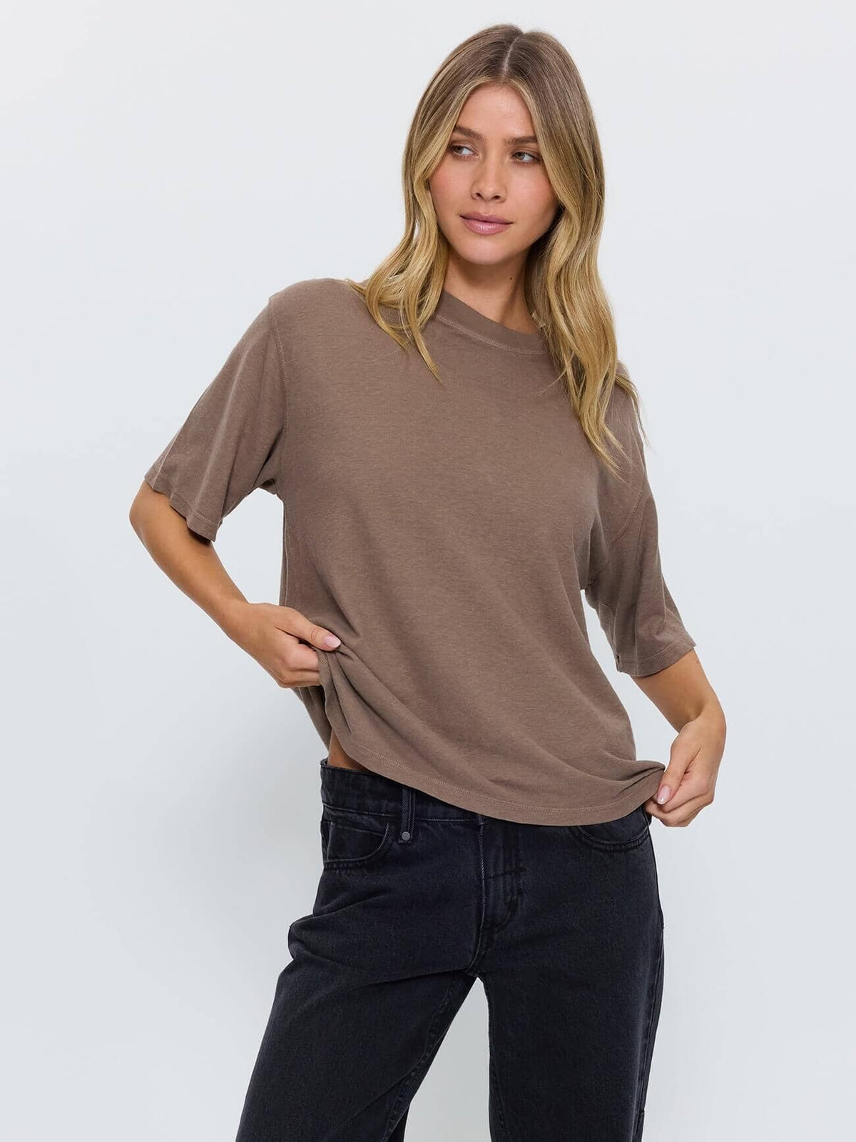 Hemp Square Tee - Falcon