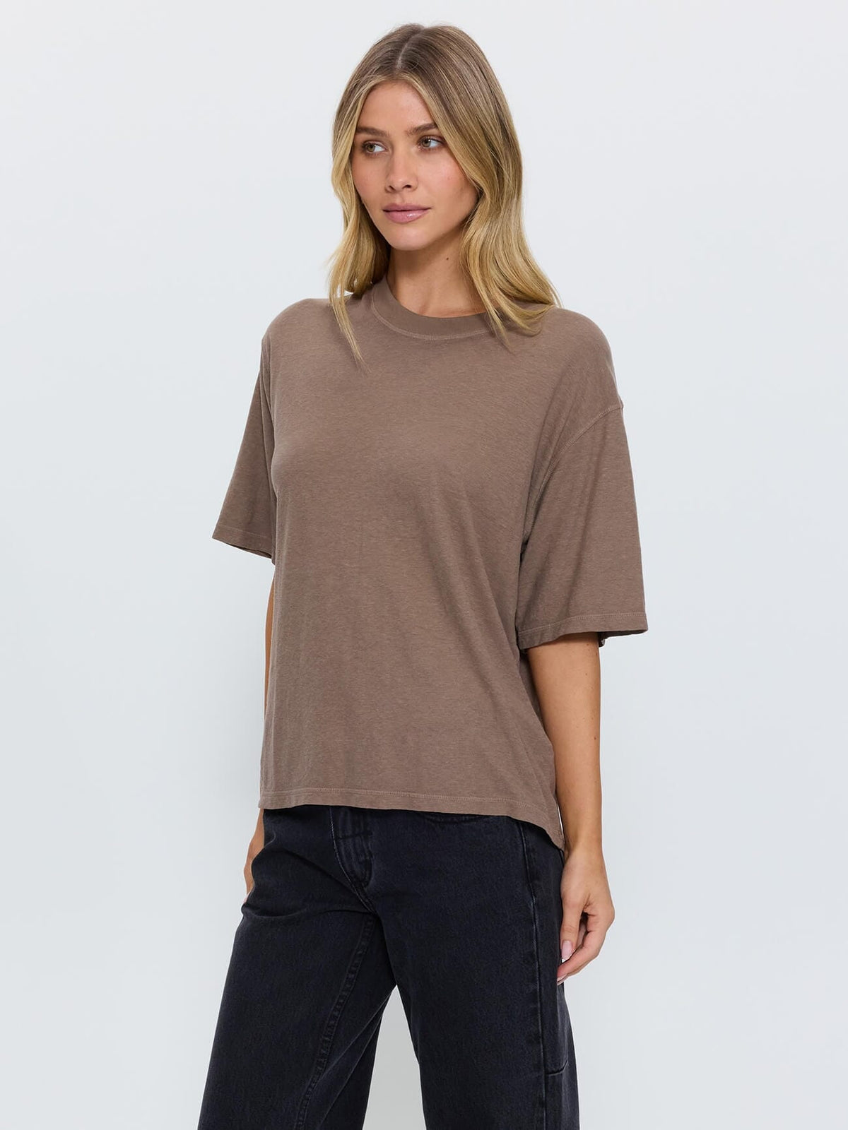 Hemp Square Tee - Falcon