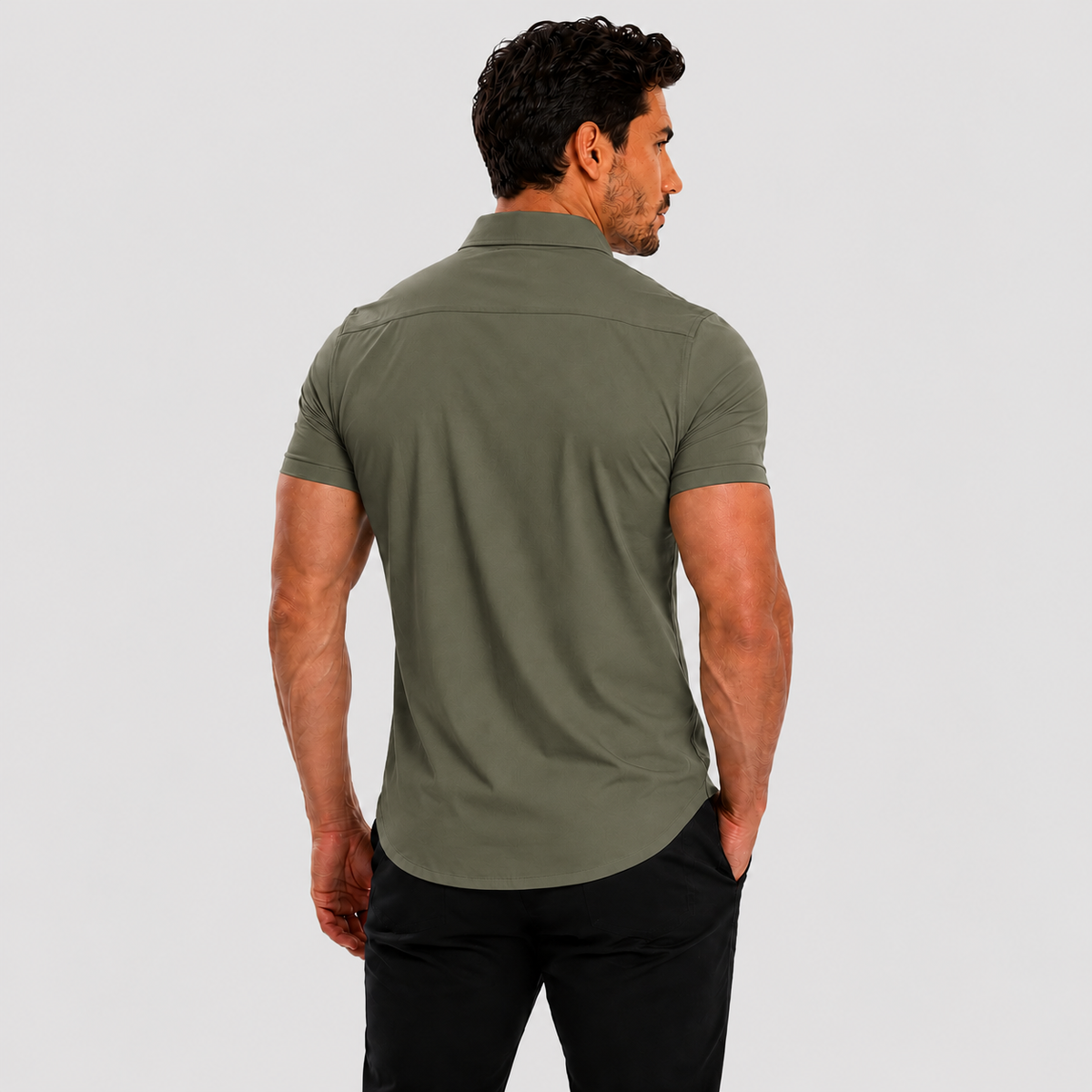Oak & Weston Muscle Stretch Shirt